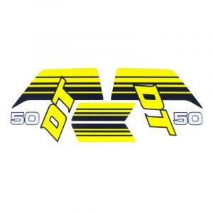 Stickerset Yamaha DT50 Yellow/Black 1981
