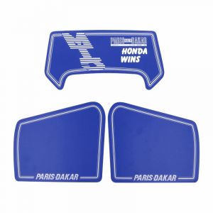 Stickerset Honda MT5 Dakar Honda Wins Blue 3-Parts