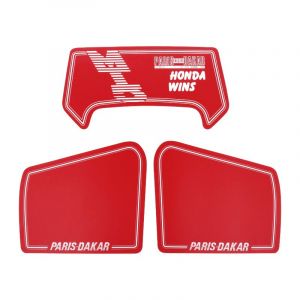 Stickerset Honda MT5 Dakar Honda Wins Red 3-Parts