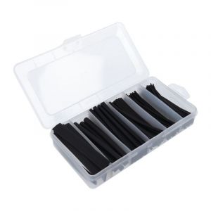 Assortiment set Shrink Tube Black 170-Pieces