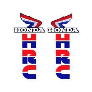 Stickerset Honda HRC Red/Blue 168X80MM