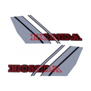Stickerset Tank Honda Camino Special Grey/Black/Red
