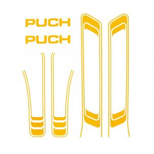 Stickerset Puch Maxi Lines Yellow A-Quality