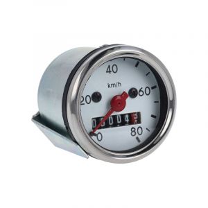 Speedometer 48MM / 80KM White Dial