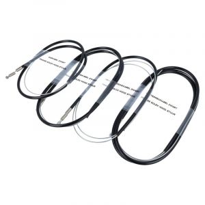 Cableset French Solex High Handlebar Black