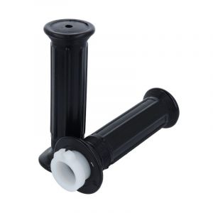 Handle grips with Throttle tube Yamaha DT50/80MX Black