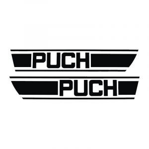 Tanktransferset Puch X30 Black