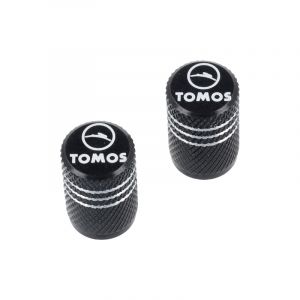 Air Valve Caps Tomos Black