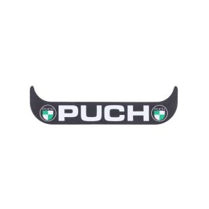 Sticker License Plate Holder Small Puch Logo Black