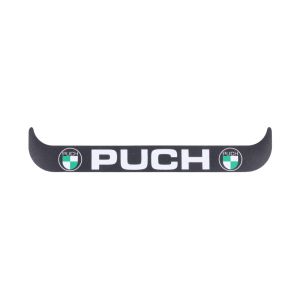 Sticker License Plate Holder Wide Puch Logo Black