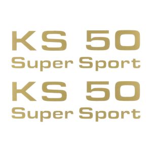 Aufklebersatz Zundapp KS50 Super Sport Gold
