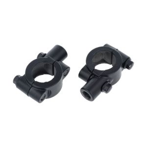 Mirror Bracket Set Black M8 Right Universal 