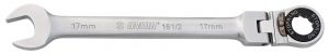 UNIOR Flex-Ratchet ring key 161/2-15MM