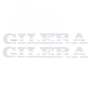 Stickerset Gilera Turbo Cut text White