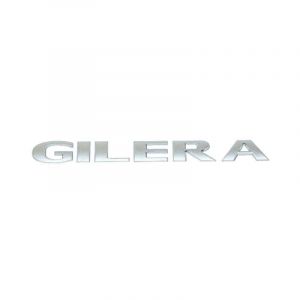Sticker Gilera 3D Silver 15CM