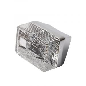 Taillight small Chrome Clear Glass Puch Maxi