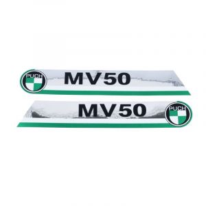 Tank transfer set Puch MV50 Chrome