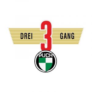 Transfer Rear Fender Puch VS50D Drei Gang