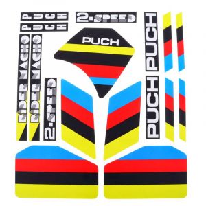 Stickerset Puch 2-Speed Black