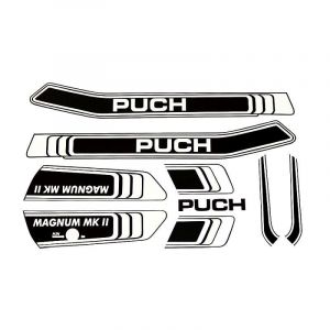 Stickerset Puch Magnum MKII Black/White