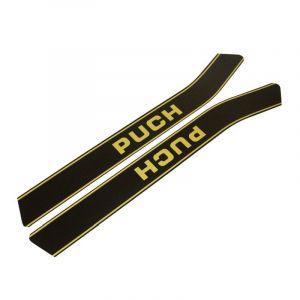 Tank stickerset Black/Gold Puch Monza