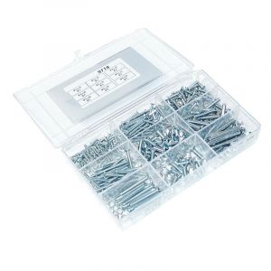 Assortment set Screws + Slotted Din 963 - 490 Pieces