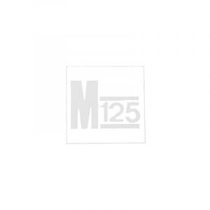 Sticker Side Cover White Puch M125