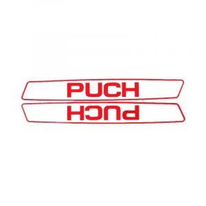 Tank transfer set Puch Maxi White/Red