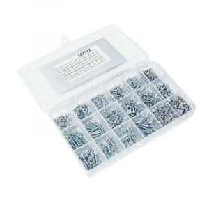 Assortment set Cylinder Screws Galvanized Din 84 - 1020 Pieces