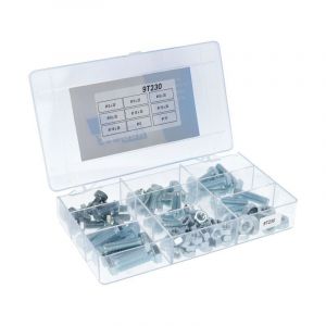 Assortment set Hex Bolts/Nuts - 86 Pieces