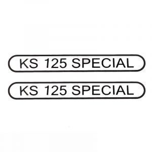 Stickerset Tank Zundapp KS125 Special Black
