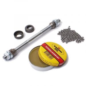 Rear wheel axle set Puch Maxi Spoked wheel Complete