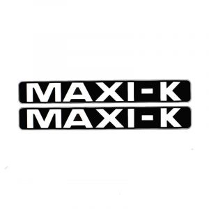 Stickerset Maxi-K Black/White 172X23MM