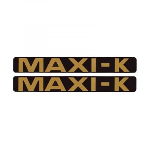 Stickerset Maxi-K Black/Gold 172X23MM
