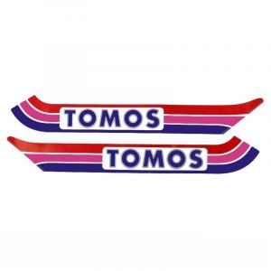 Stickerset Tank Tomos A3 Red/Purple