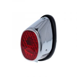 Taillight Chrome Model Hella Oldtimer with Brake light