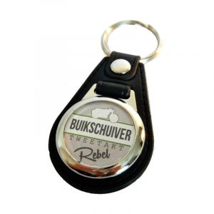 Keychain Black "Buikschuiver" 2-T Rebel