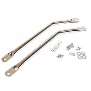 Frame brackets Chrome Yamaha FS1