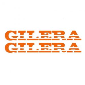 Stickerset Turbo Gilera Orange