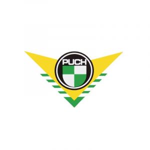 Transfer Rear Fender Puch Yellow l / Green