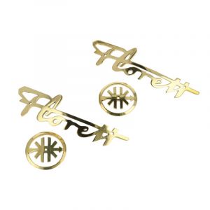 Emblem set Tank Messing Kreidler