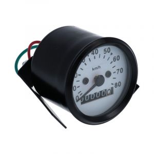 Speedometer 60MM VDO connection White