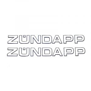 Stickerset Zundapp 2 pieces 270MM