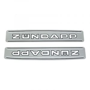 Tank stickers Zundapp 529 Short Track Metallic Silver