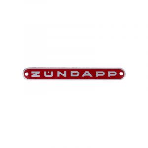 Emblem Zundapp Aluminum Red