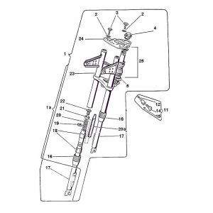 Front fork Puch Maxi