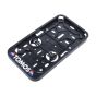 Sticker License Plate Holder Small Tomos Red/White/Blue