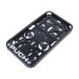 Sticker License Plate Holder Small Puch Logo Black