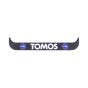Sticker License Plate Holder Wide Tomos Logo Blue