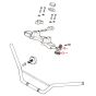 Cable guide Upper plate Honda MT 